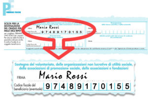 Dona il tuo 5x1000 con il codice 97489170155